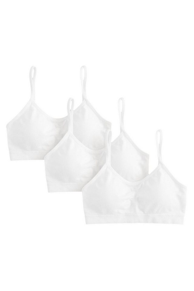 Next Crop-Top Nahtlose Kurztops mit leichten Pads im 3er-Pack (3-tlg) von Next