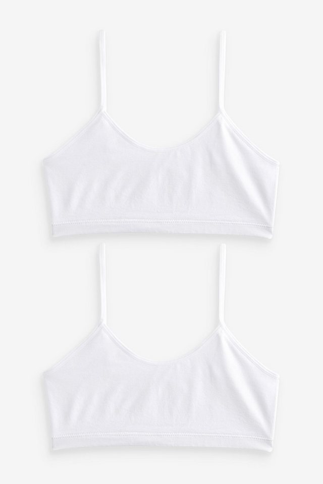 Next Crop-Top Nahtloses Kurtop mit Spaghettiträgern, 3er-Pack (2-tlg) von Next