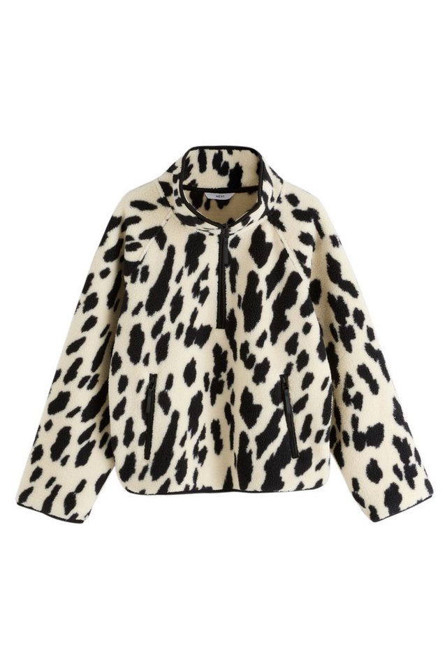 Next Fleecejacke Active Borgjacke mit Print (1-St) von Next