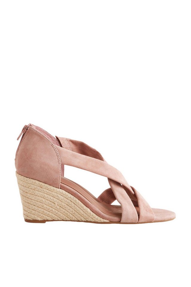 Next Forever Comfort® Espadrilles-Wedges, Premium-Leder Keilpumps (1-tlg) von Next