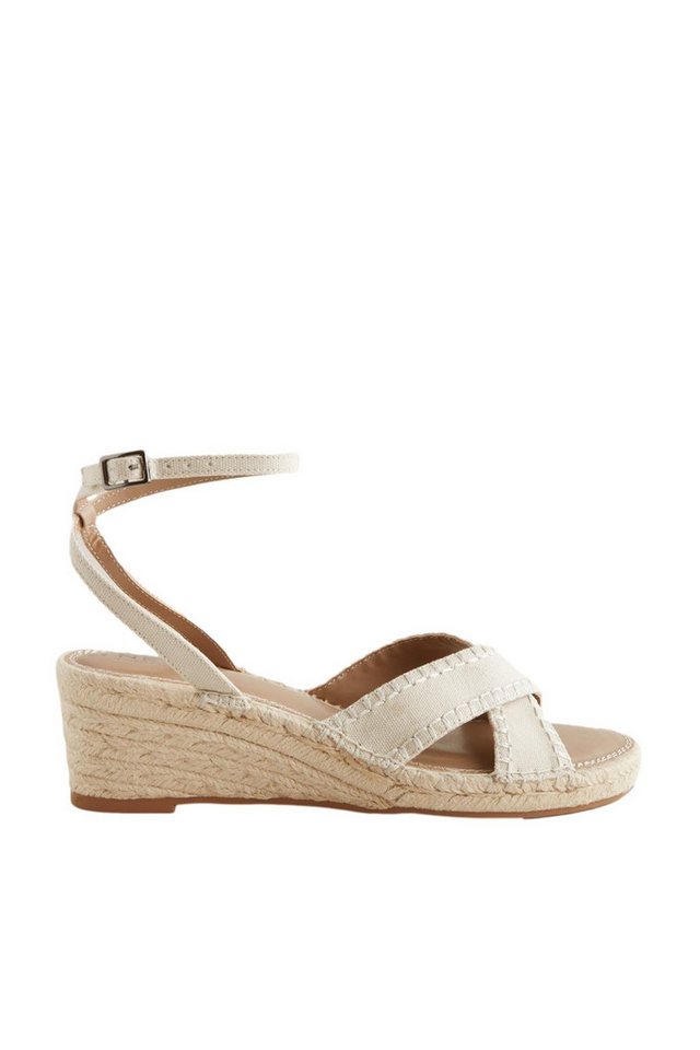 Next Forever Comfort® Espadrilles-Wedges, X-Riemchen Keilpumps (1-tlg) von Next