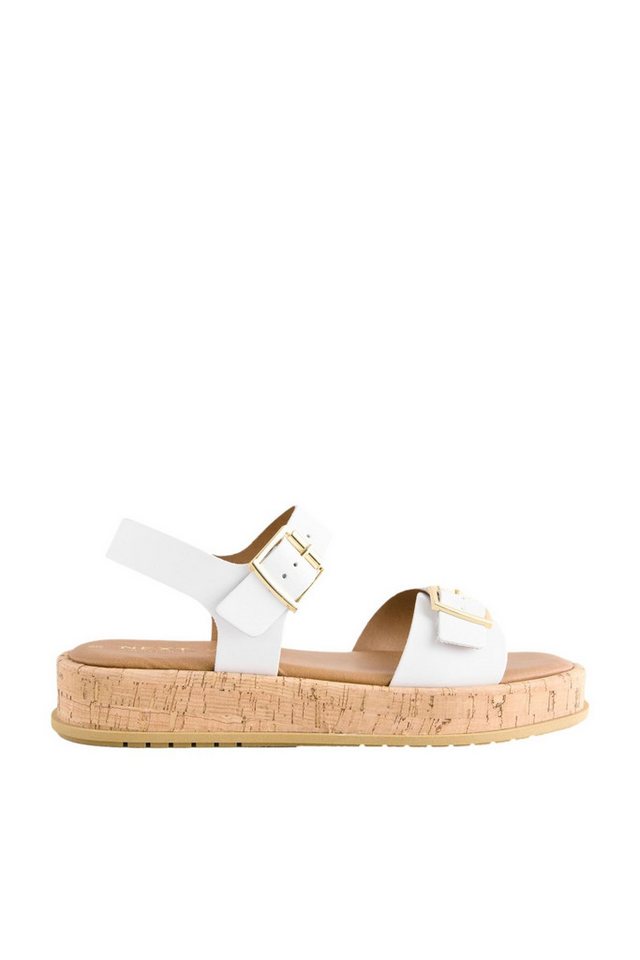 Next Forever Comfort® Flatform-Sandalen mit Schnallen Keilsandalette (1-tlg) von Next