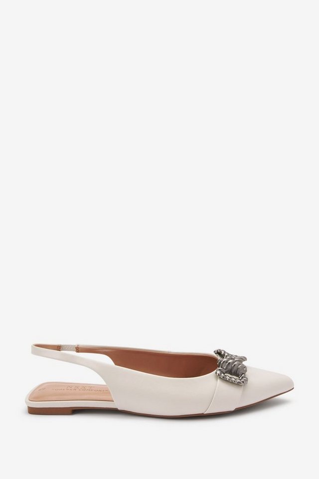 Next Forever Comfort Slingbacks mit Schleife und Metall Slingsandale (1-tlg) von Next