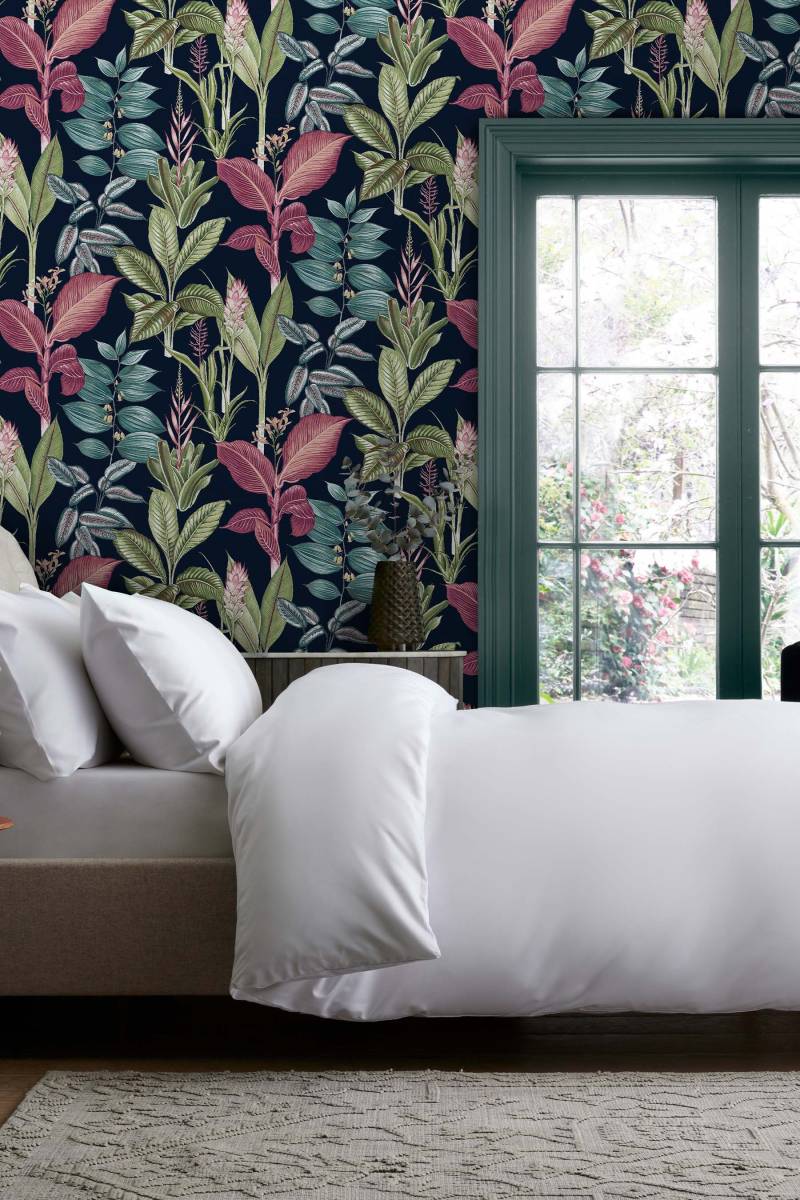 Next Fototapete "FANTASY RAINFOREST LEAVES Vliestapete 10mx52cm" floral glatt von Next