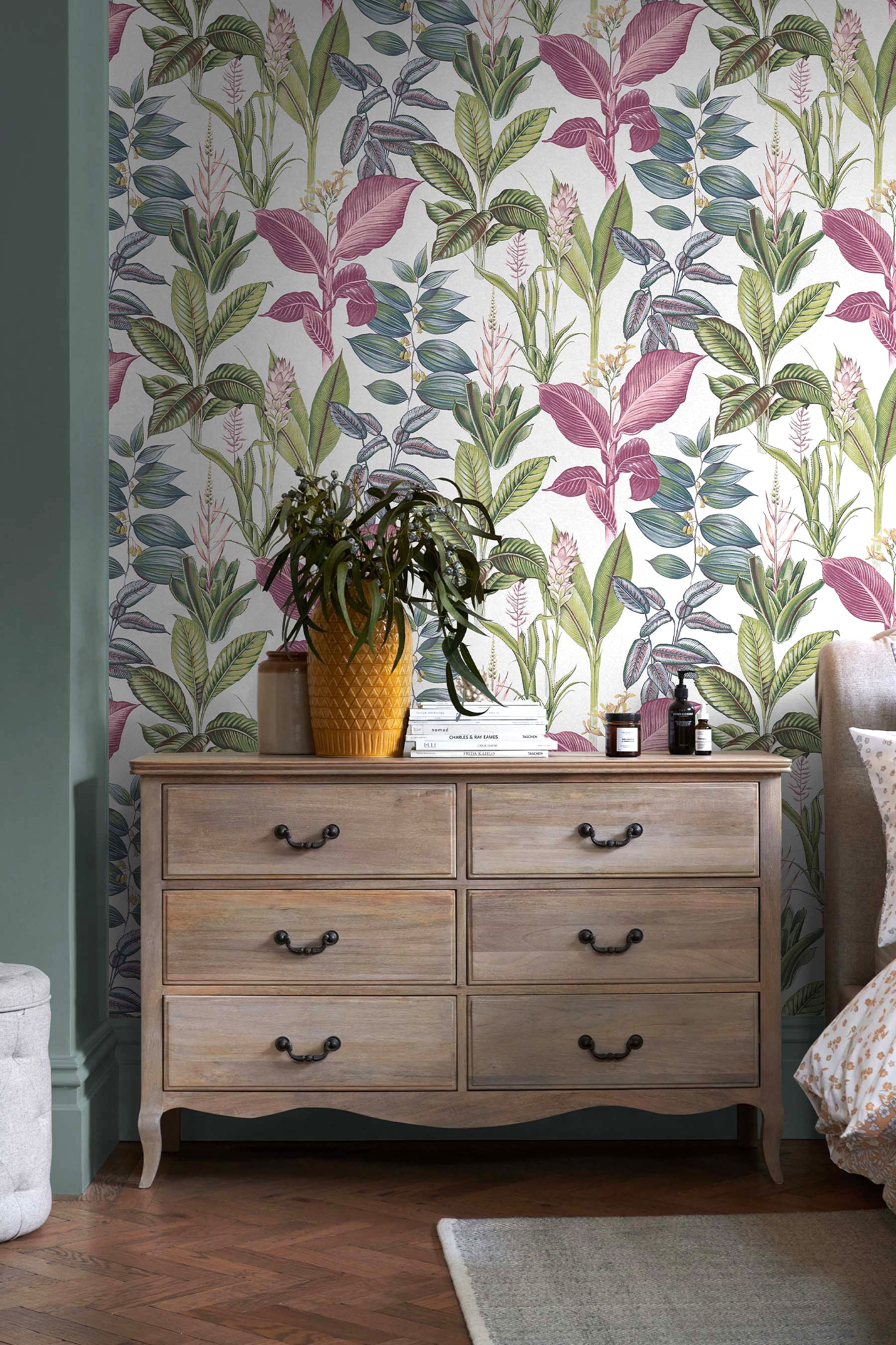 Next Fototapete "FANTASY RAINFOREST LEAVES Vliestapete 10mx52cm" floral glatt von Next