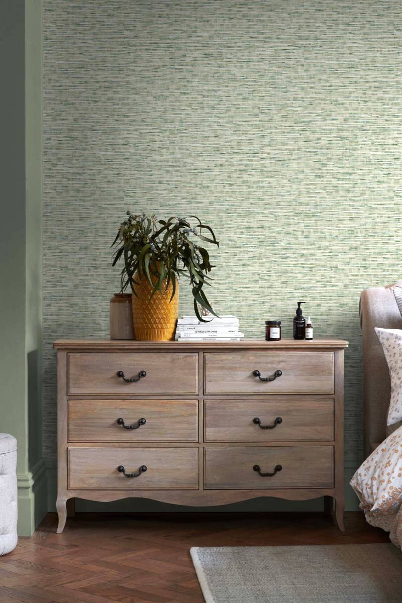 Next Fototapete "WATERCOLOUR ABSTRACT Vliestapete 10mx52cm" abstrakt glatt Aquarell Abstrakt grün 10mx52cm von Next