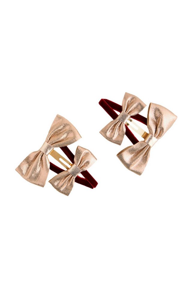 Next Haarclip Haarclips Schleife aus Metall und Samt, 2er-Pack von Next