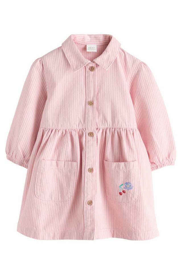 Next Hemdblusenkleid Langärmeliges Baumwollkleid (1-tlg) von Next