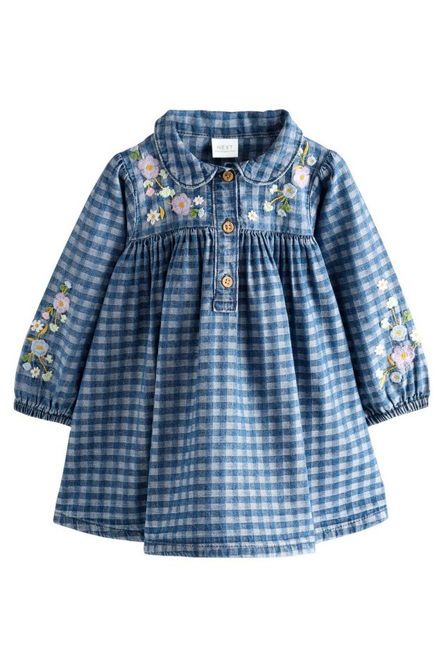 Next Hemdblusenkleid Langarmkleid mit Kragen (1-tlg) von Next