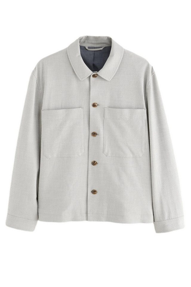 Next Hemdjacke Edle Hemdjacke mit Doppeltaschen und Streifen (1-St) von Next