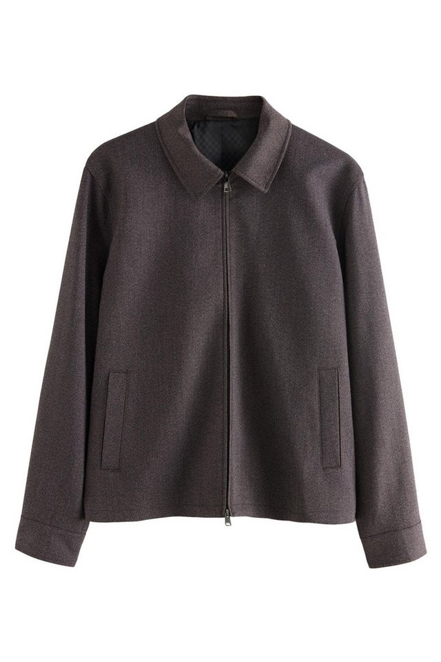 Next Hemdjacke Elegante Twill-Hemdjacke mit Reißverschluss (1-St) von Next