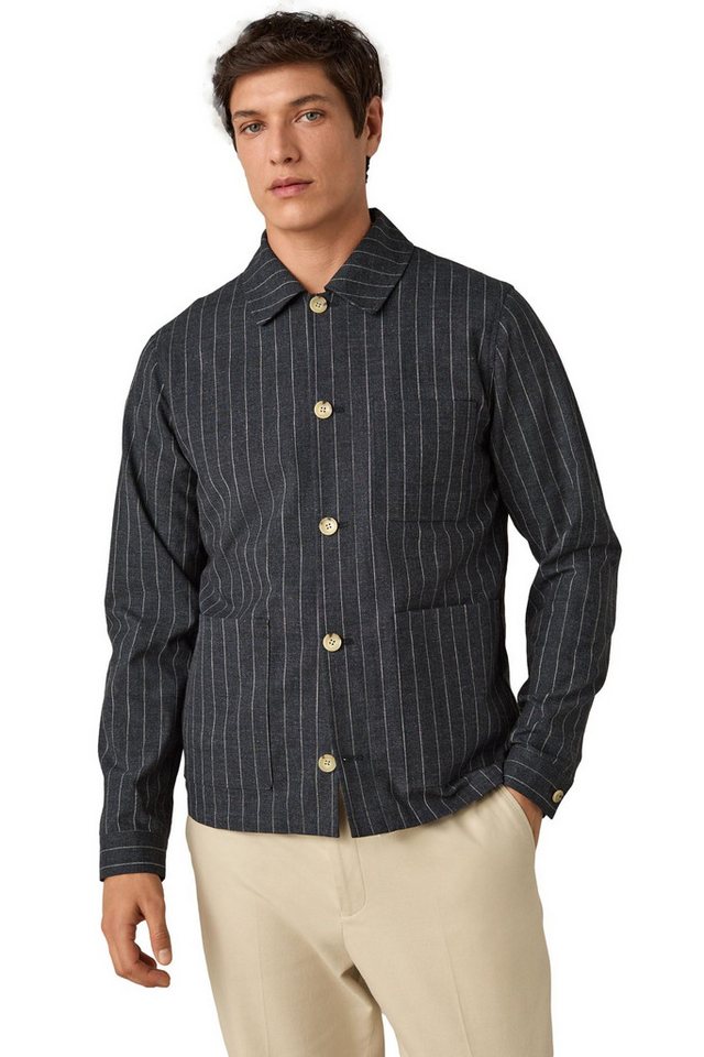 Next Hemdjacke Gestreifte Regular Fit Hemdjacke (1-St) von Next