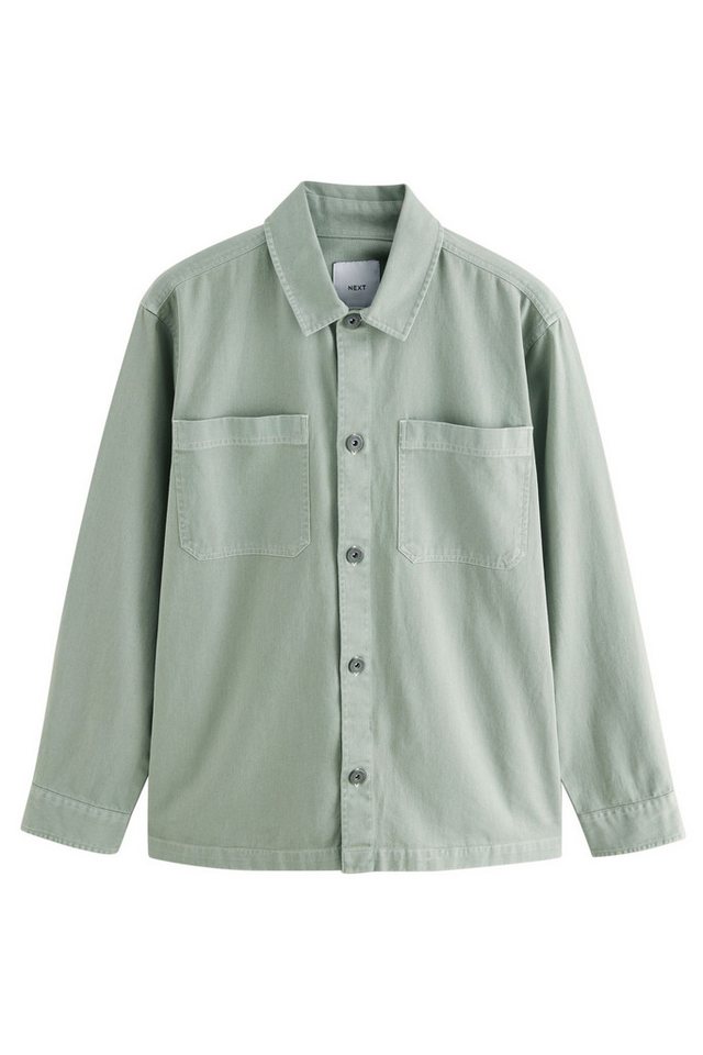 Next Hemdjacke Hemdjacke mit Kontrastnaht aus 100 % Baumwolle (1-St) von Next