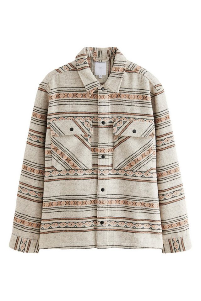 Next Hemdjacke Hemdjacke mit Muster im Navajo-Stil (1-St) von Next