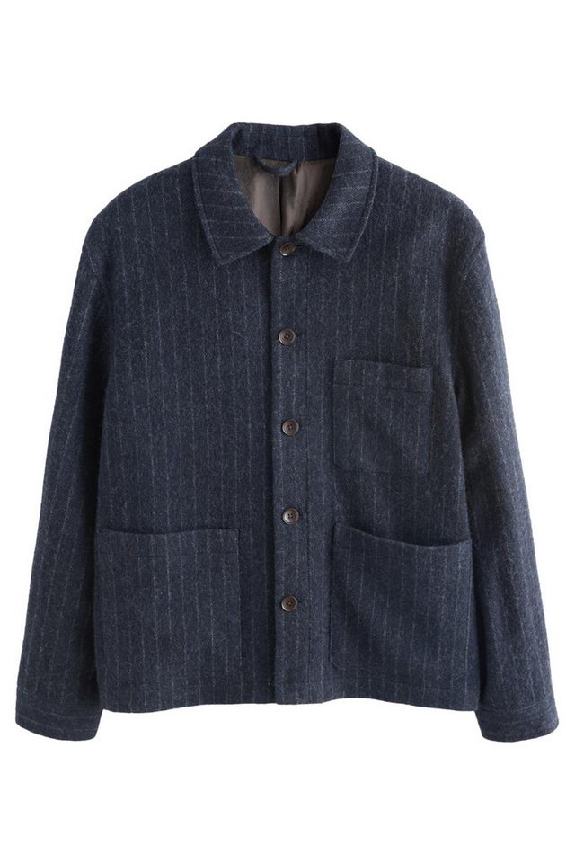 Next Hemdjacke Signature Hemdjacke aus gestreifter Merinowolle (1-St) von Next