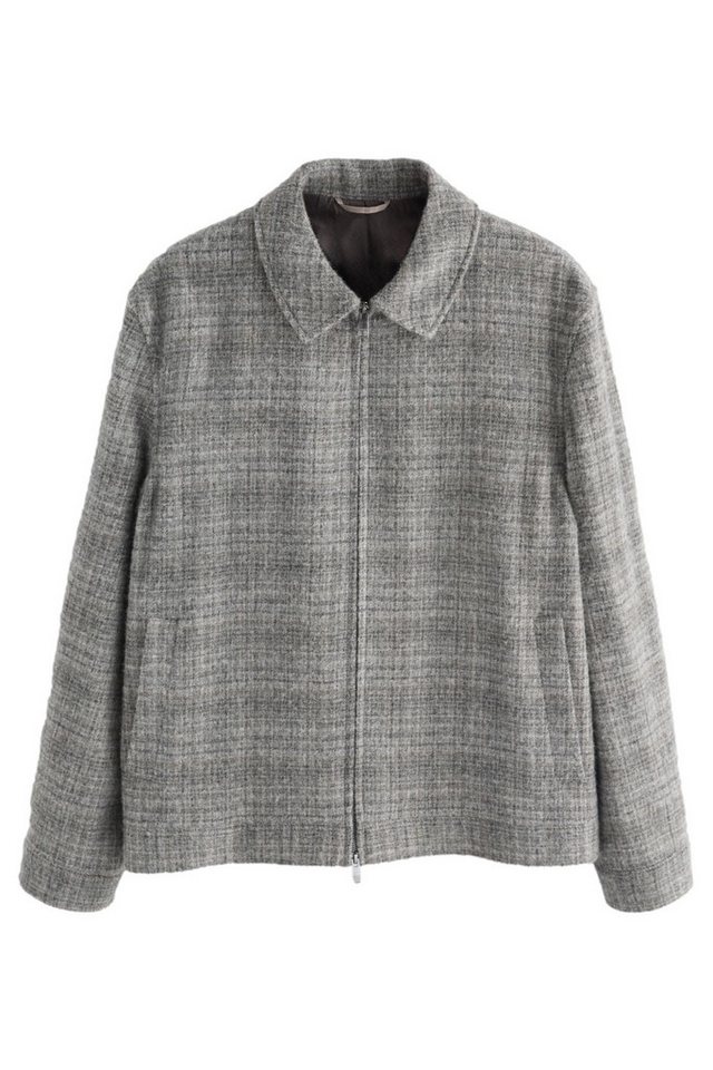 Next Hemdjacke Signature Hemdjacke aus karierter Merinowolle (1-St) von Next