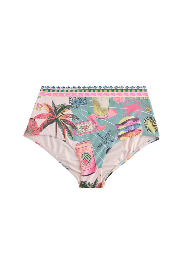 Next Highwaist-Bikini-Hose Hochbund-Bikinihose mit Print (1-St) von Next