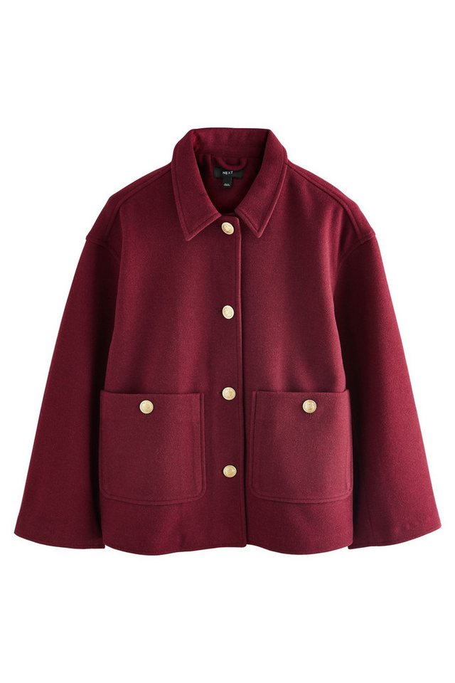Next Jackenblazer Angeraute Jacke mit Kragen (1-tlg) von Next