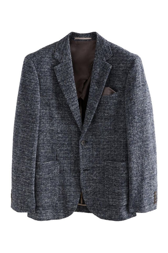 Next Jackenblazer Strukturiertes Slim Fit Sakko mit Karomuster (1-tlg) von Next