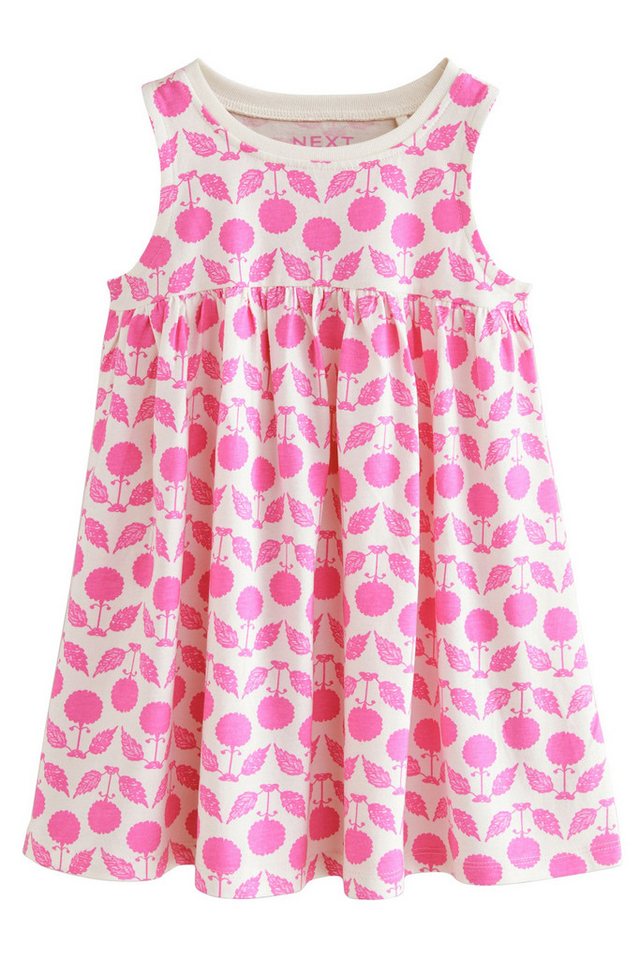Next Jerseykleid Ärmelloses Kleid aus 100 % Baumwolljersey (1-tlg) von Next
