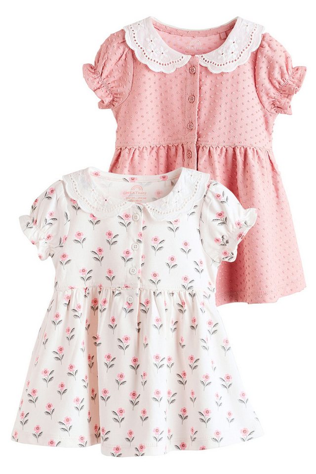 Next Jerseykleid Jerseykleider für Babys, 2er-Pack (3-tlg) von Next