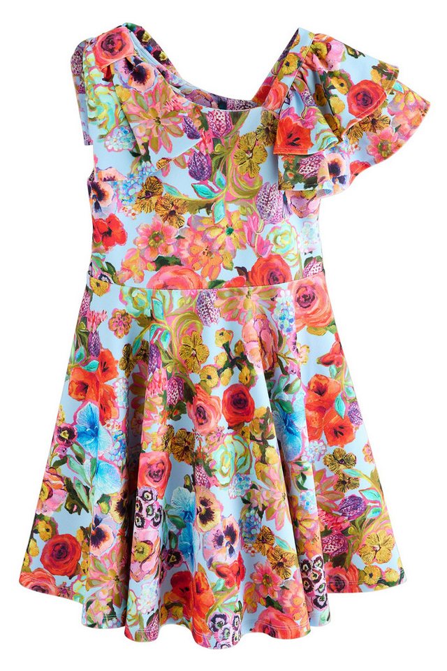 Next Jerseykleid Kleid mit Schulterdetail und Print (1-tlg) von Next