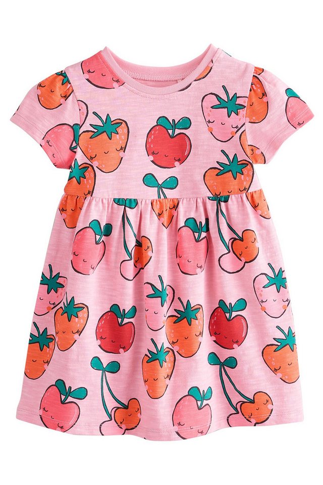 Next Jerseykleid Kurzärmeliges Jersey-Sommerkleid (1-tlg) von Next