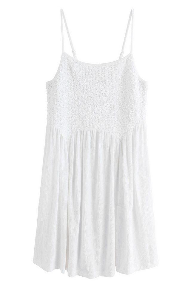 Next Jerseykleid Minikleid aus strukturiertem Jersey, Kurzgröße (1-tlg) von Next