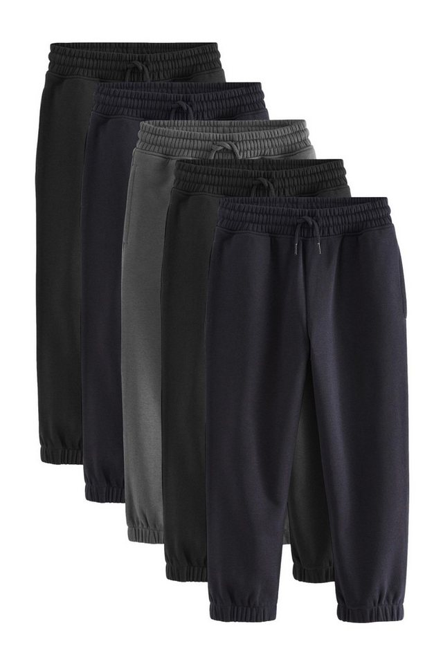 Next Jogginghose Basic-Jogginghose im Regular Fit, 5er-Pack (5-tlg) von Next