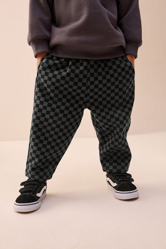 Next Jogginghose Gemusterte Jogginghose aus Jersey (1-tlg) von Next