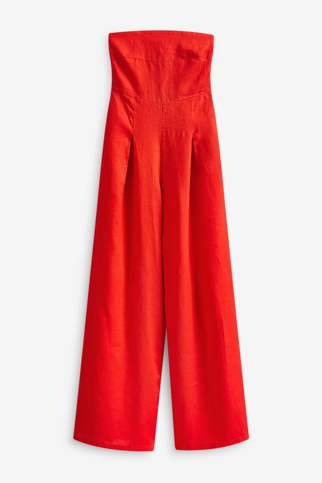 Next Jumpsuit Bandeau-Jumpsuit aus 100 % Leinen (1-tlg) von Next