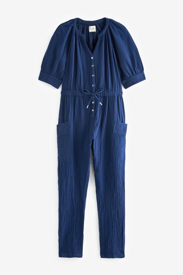 Next Jumpsuit Baumwoll-Jumpsuit in Knitteroptik (1-tlg) von Next