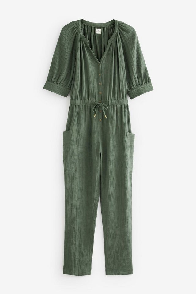 Next Jumpsuit Baumwoll-Jumpsuit in Knitteroptik (1-tlg) von Next