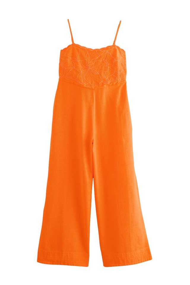 Next Jumpsuit Cornelli Overall mit weitem Bein und Leinen (1-tlg) von Next