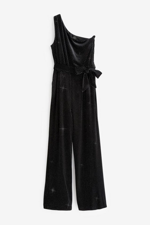 Next Jumpsuit Samt-Jumpsuit mit weitem Bein (1-tlg) von Next