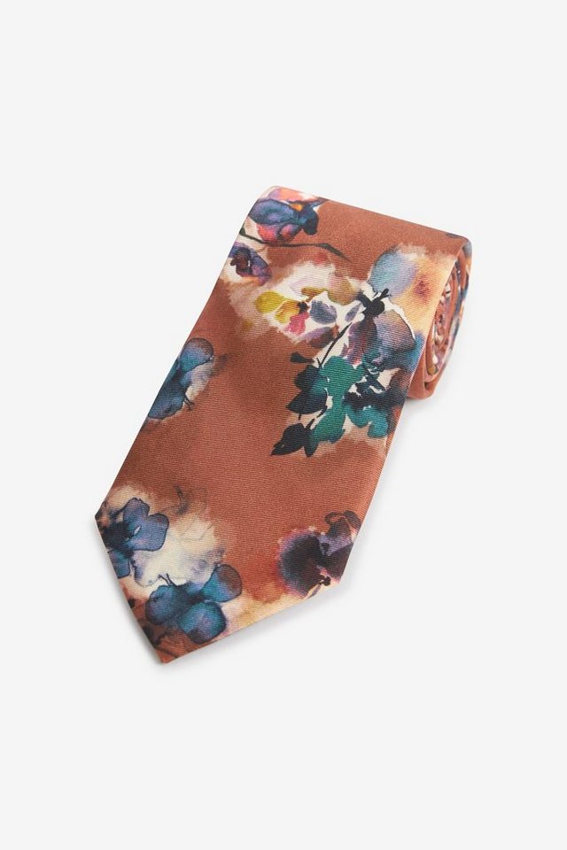 Next Krawatte Signature Texta Krawatte mit Print, Made in Italy (1-St) von Next