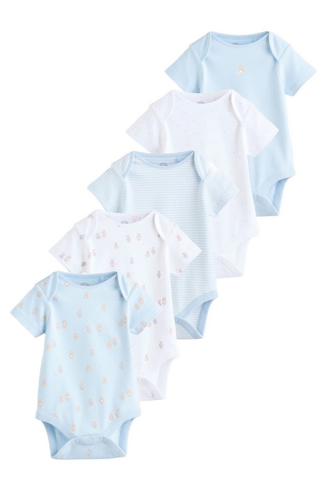Next Kurzarmbody Baby Bodysuits im 5er-Pack (5-tlg) von Next