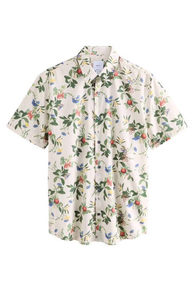 Next Kurzarmhemd Kew Collection Kurzarm-Hemd mit Blumenmuster (1-tlg) von Next