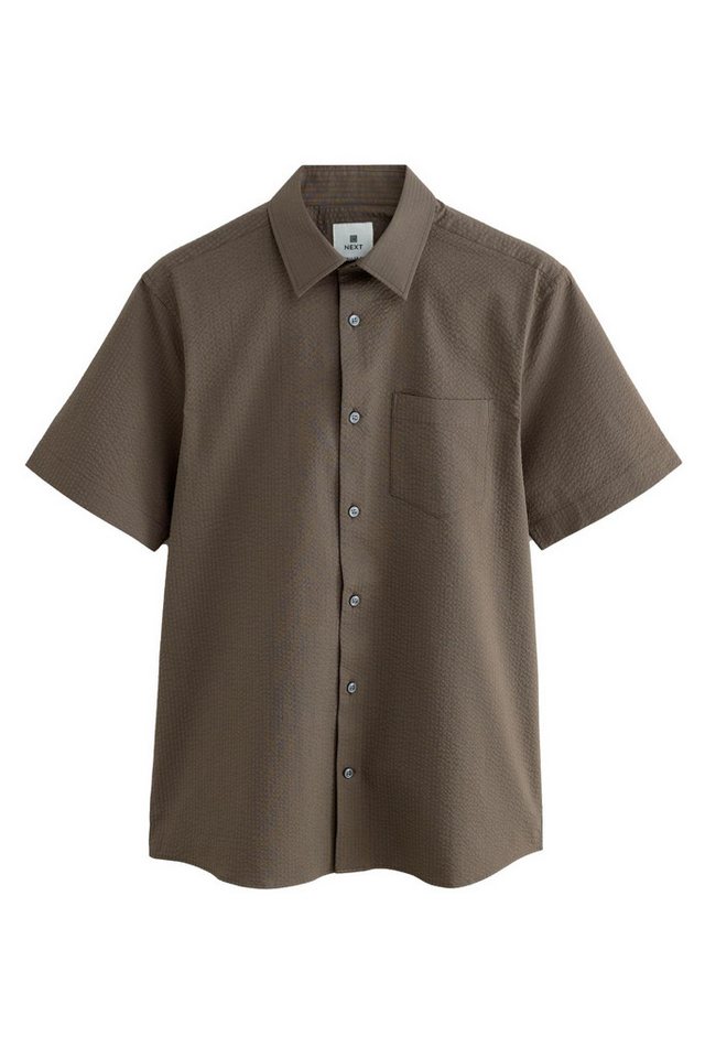 Next Kurzarmhemd Kurzärmliges Seersucker-Hemd (1-tlg) von Next