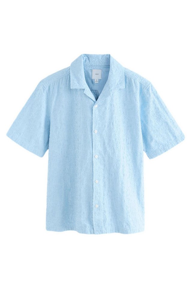 Next Kurzarmhemd Strukturiertes, kurzärmeliges Hemd (1-tlg) von Next