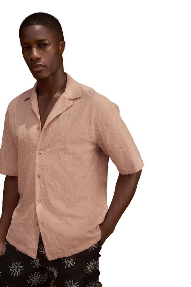 Next Kurzarmhemd Strukturiertes, kurzärmeliges Hemd (1-tlg) von Next