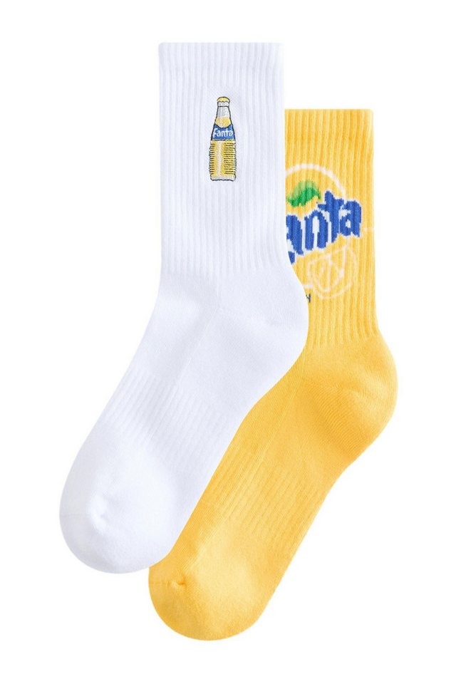 Next Kurzsocken Gerippte Knöchelsocken, 2er-Pack (1-Paar) von Next