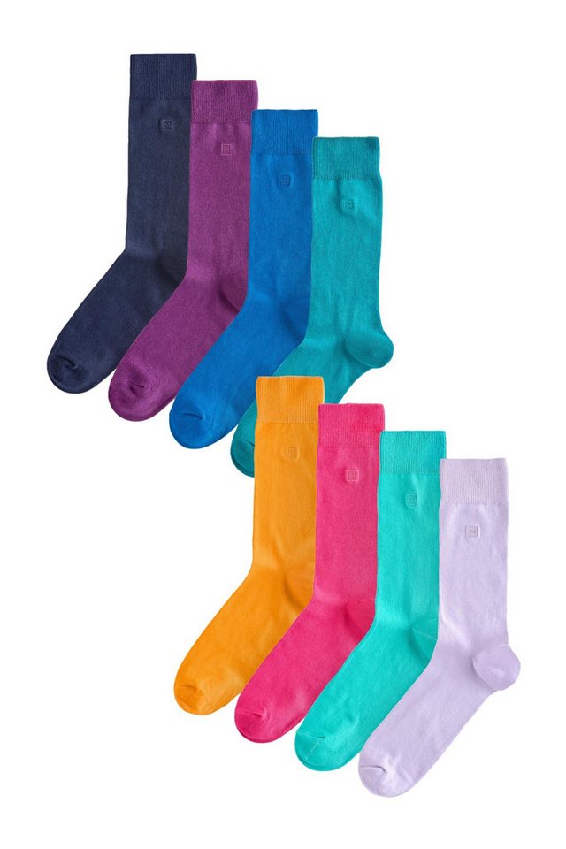 Next Kurzsocken Herrensocken mit Stickerei (8-Paar) von Next