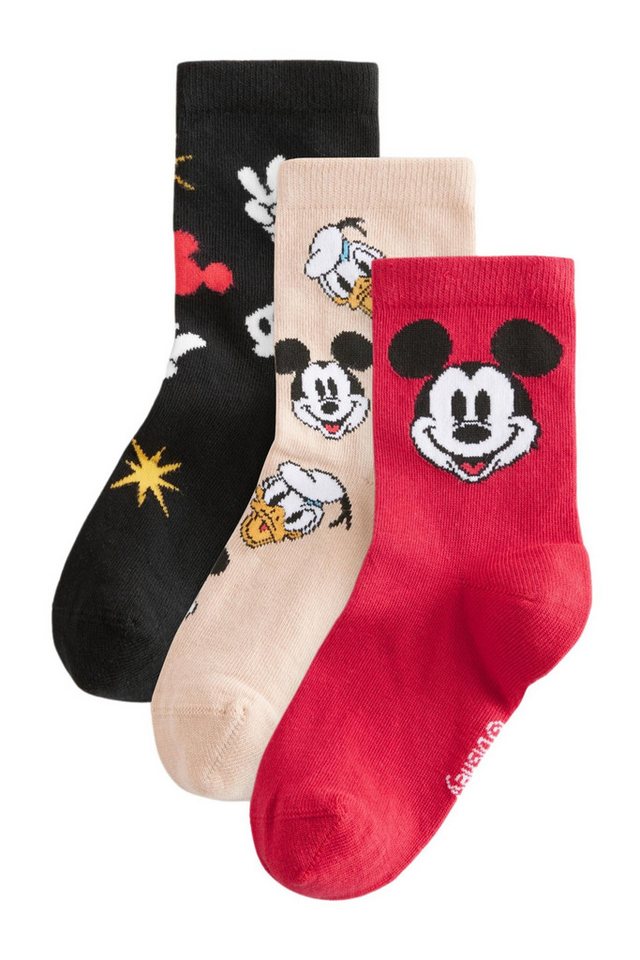Next Kurzsocken Lizenzierte Socken mit Baumwollanteil, 3er-Pack (1-Paar) von Next