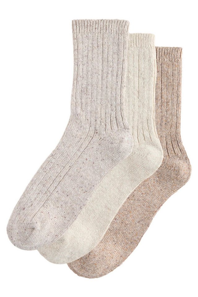 Next Kurzsocken Söckchen mit Wolle, 3er-Pack (1-Paar) von Next