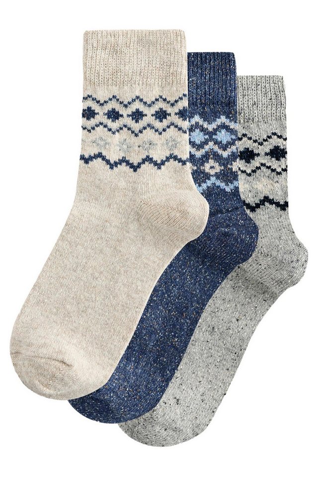 Next Kurzsocken Söckchen mit Wolle, 3er-Pack (1-Paar) von Next