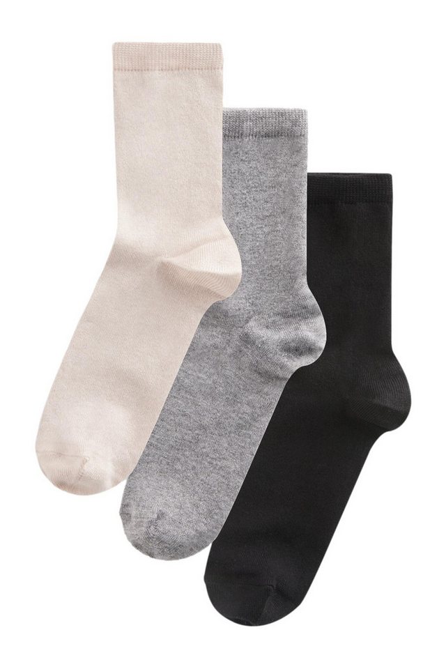 Next Kurzsocken Söckchen mit Wolle im 3er-Pack (1-Paar) von Next