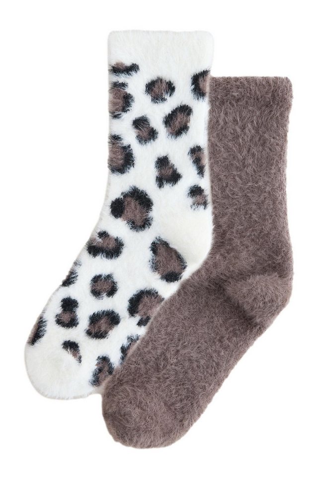 Next Kuschelsocken Extrem flauschige Kuschelsocken, 2er-Pack (2-Paar) von Next