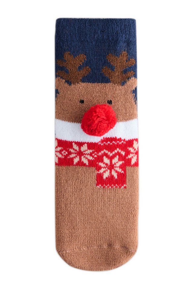 Next Kuschelsocken Kuschelige Weihnachtssocken, 1er-Pack (1-Paar) von Next