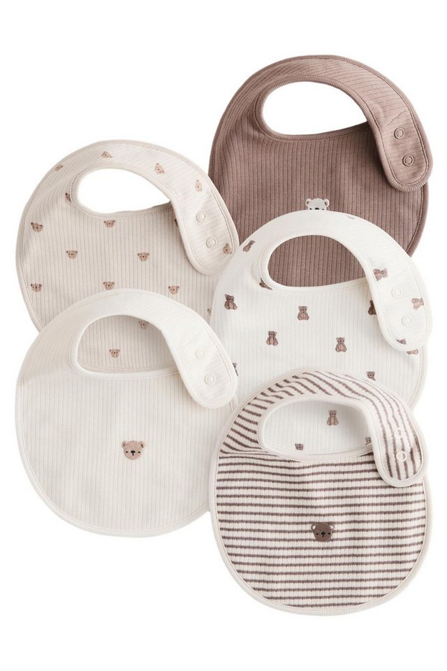 Next Lätzchen Lätzchen, 5er-Pack, (5-St) von Next